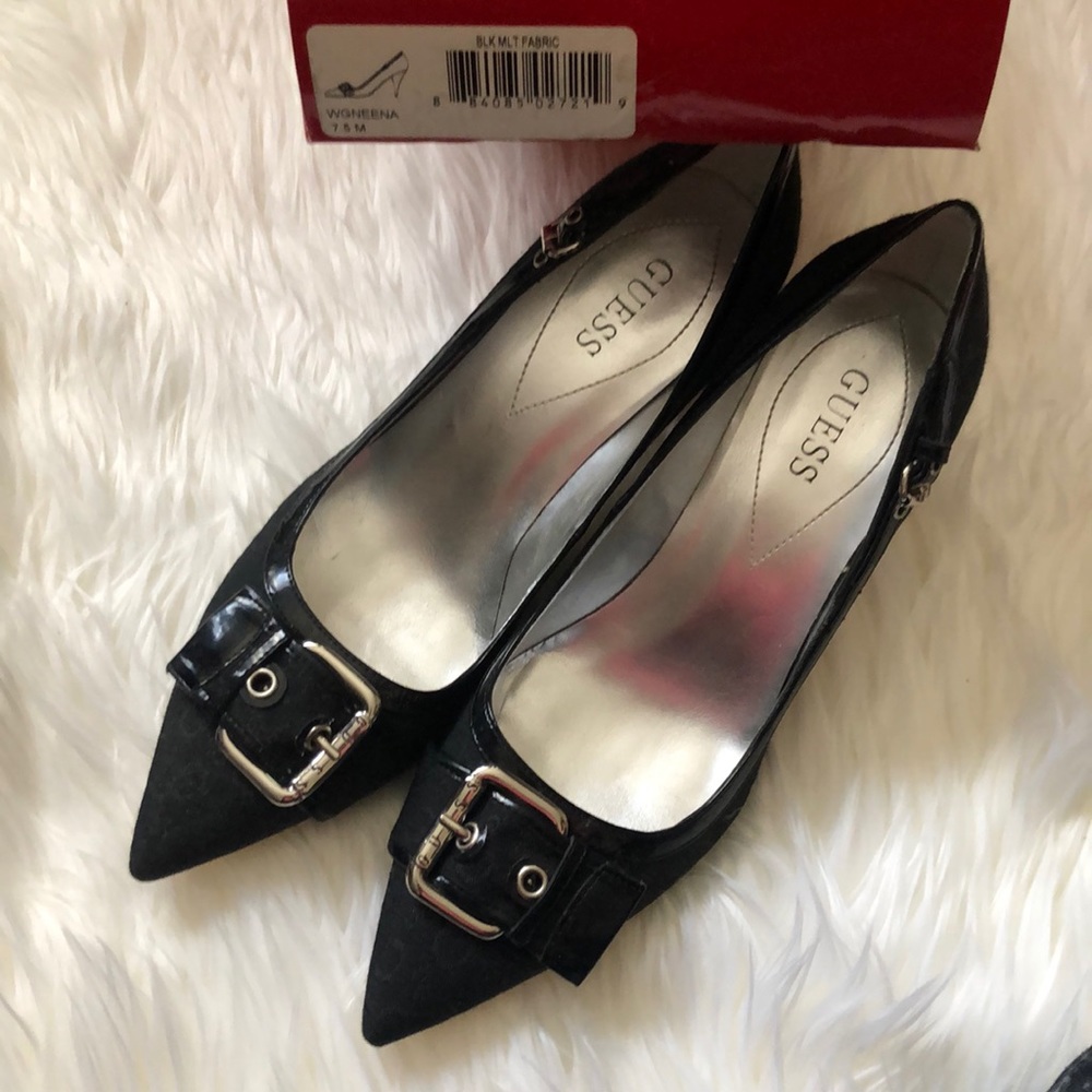 SOLD Like New Black Guess by Marciano 2.5” heels